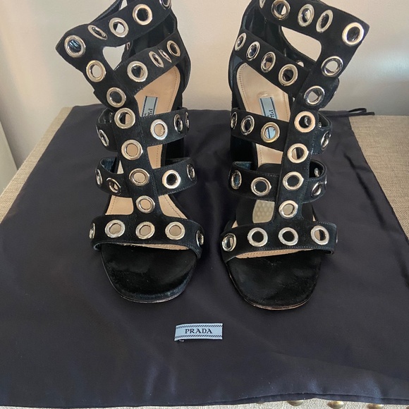 Prada grommet sandal - Picture 2 of 4